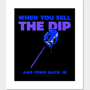 Blue sucker, btfd Crypto Posters and Art